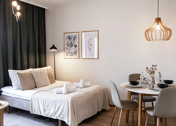 Cozy With Sauna And Balcony - Heart Of Lapland Appartement Rovaniemi